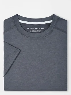 Peter Millar Aurora Performance T-Shirt in Iron
