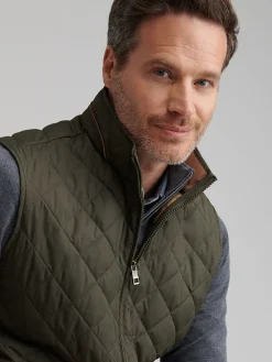 Peter Millar Essex Vest in Dark Olive