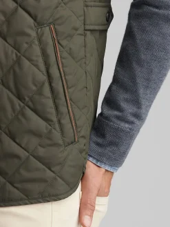 Peter Millar Essex Vest in Dark Olive