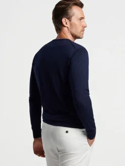Peter Millar Excursionist Flex Crew in Navy