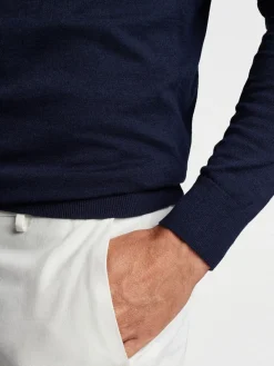 Peter Millar Excursionist Flex Crew in Navy