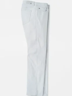 Peter Millar Performance Five-Pocket Pant in British Grey