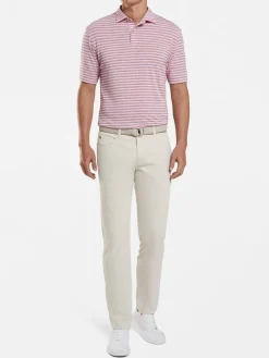 Peter Millar Performance Five-Pocket Pant in Stone