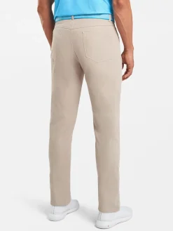 Peter Millar Performance Five-Pocket Pant in Khaki