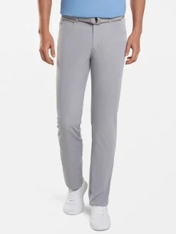 Peter Millar Performance Five-Pocket Pant in Gale Grey