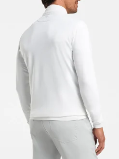 Peter Millar Perth Performance Quarter-Zip in White