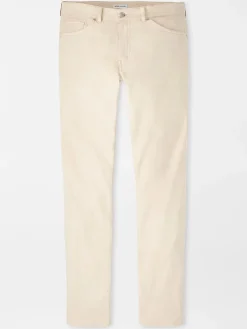 Peter Millar Signature Sateen Five-Pocket Pant in Sand