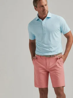 Peter Millar Surge Performance Short in Pink Crepe