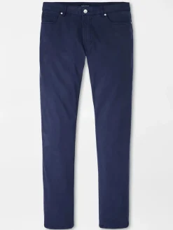 Peter Millar Wayfare Five-Pocket Pant in Navy