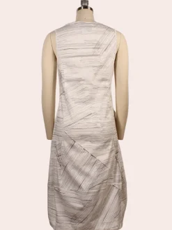 Porto Santiago Sleeveless Dress in Quail Laguna