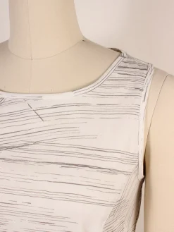 Porto Santiago Sleeveless Dress in Quail Laguna
