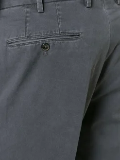 PT01 Délavé Tricotine Stretch Trousers in Grey