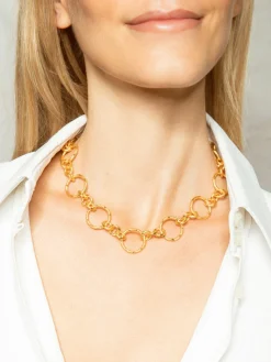 Sylvia Toledano Pendant Saturn Chain in Gold