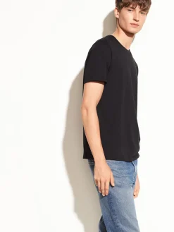 Vince Crew Neck T-Shirt in Black