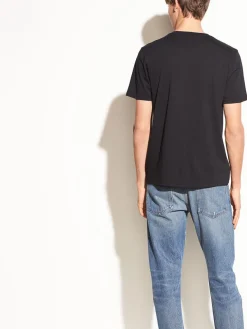Vince Crew Neck T-Shirt in Black
