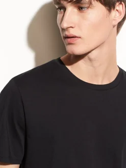 Vince Crew Neck T-Shirt in Black