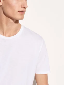 Vince Crew Neck T-Shirt in Optic White