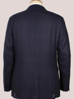 Zegna 15MILMIL Navy Window Plaid Sport Jacket