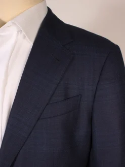 Zegna 15MILMIL Navy Window Plaid Sport Jacket